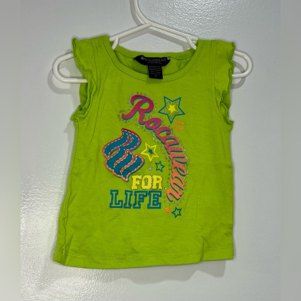 Rocawear Baby Girls Top Green Size 2T